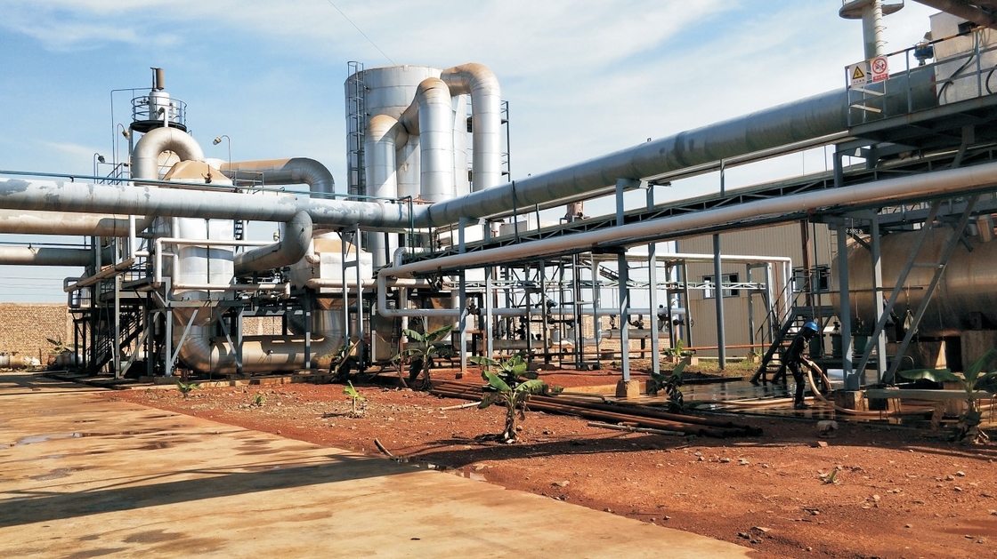 High Capacity Sulfuric Acid Plant with Emergency Shutdown System Raw Material Sulfur 50-500 Tons Per Day