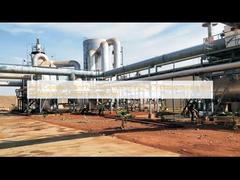 High Capacity Sulfuric Acid Plant with Emergency Shutdown System Raw Material Sulfur 50-500 Tons Per Day